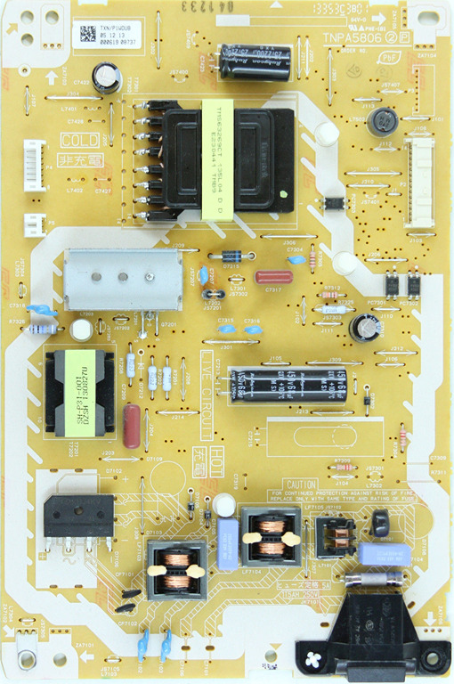 Power Supply Board TNPA5806 1 P TXN/P1WDUB from Panasonic TX-L42